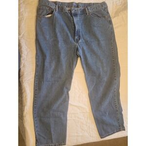 Levis 550 Red Tab 44x32 relaxed Medium Wash Straight Leg mens